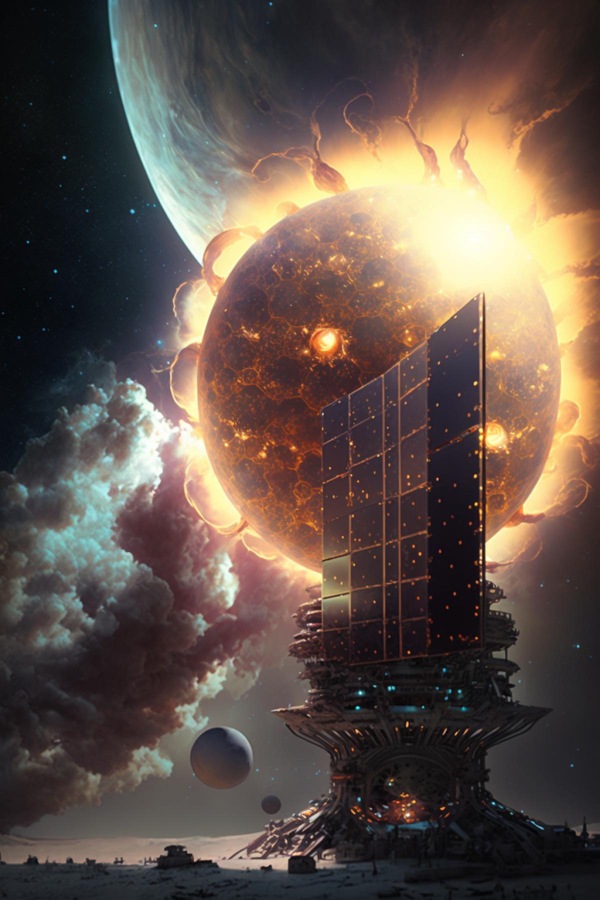solar energy consumes the galaxy
