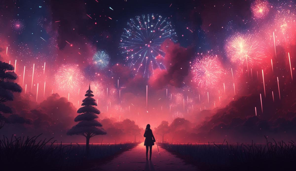 Fireworks in hallucinations 🎆