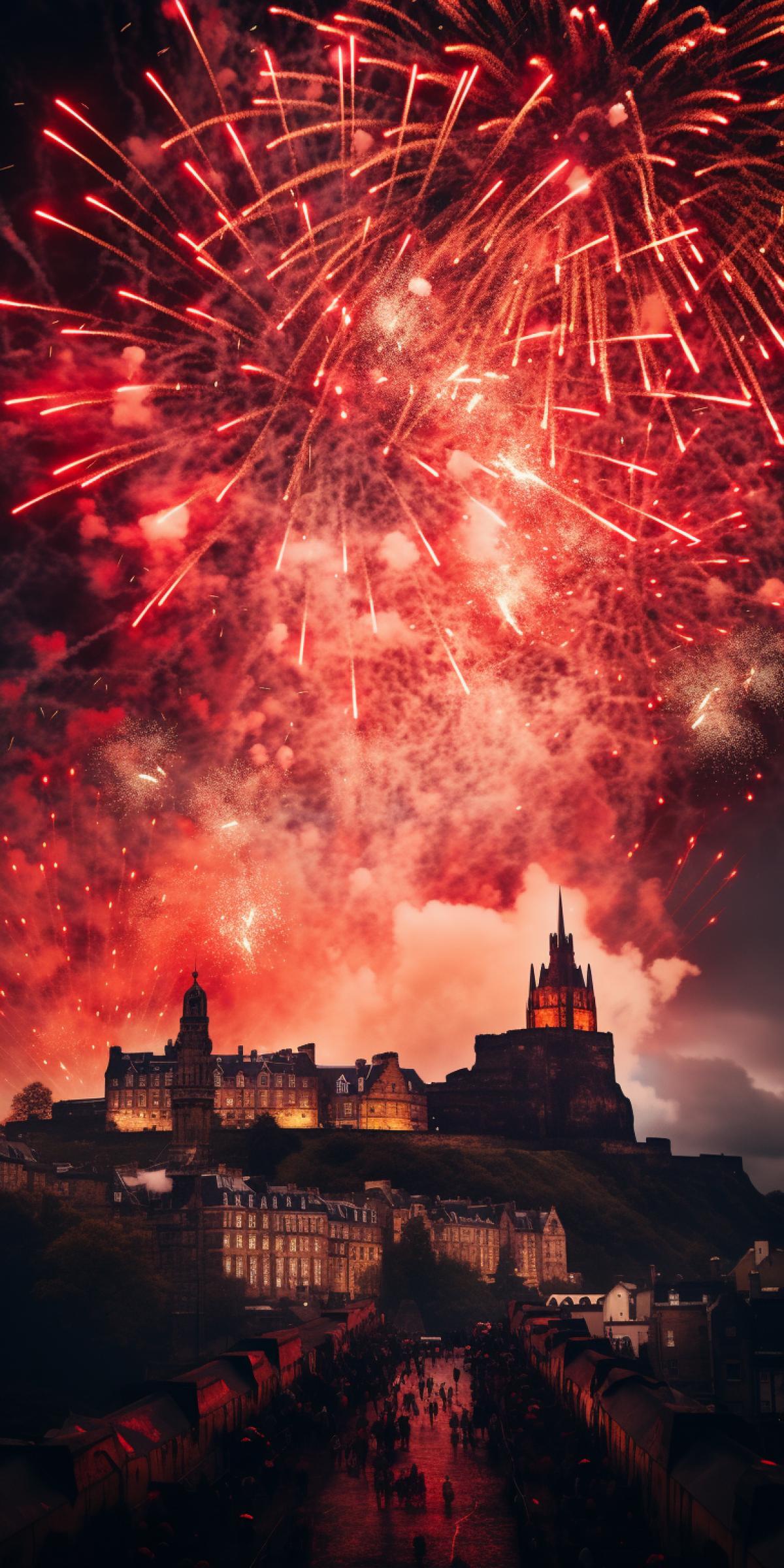 the death of a country underneath dazzling fireworks