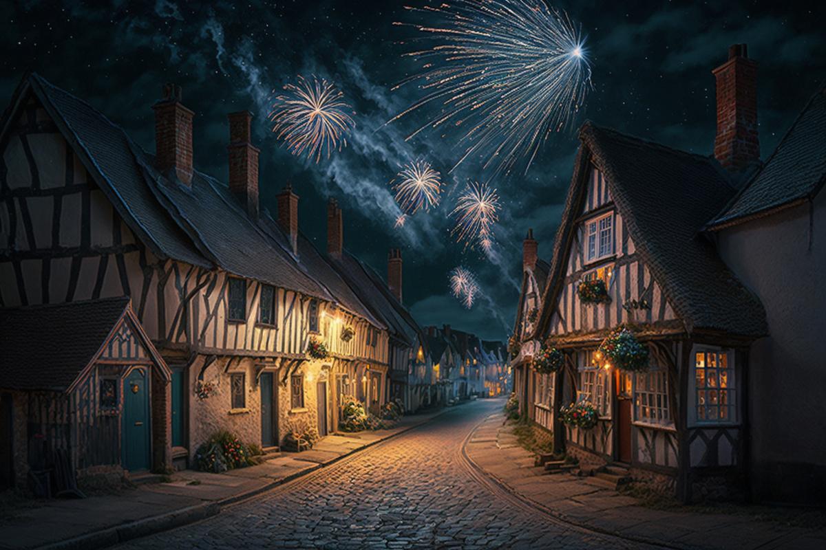 village fireworks