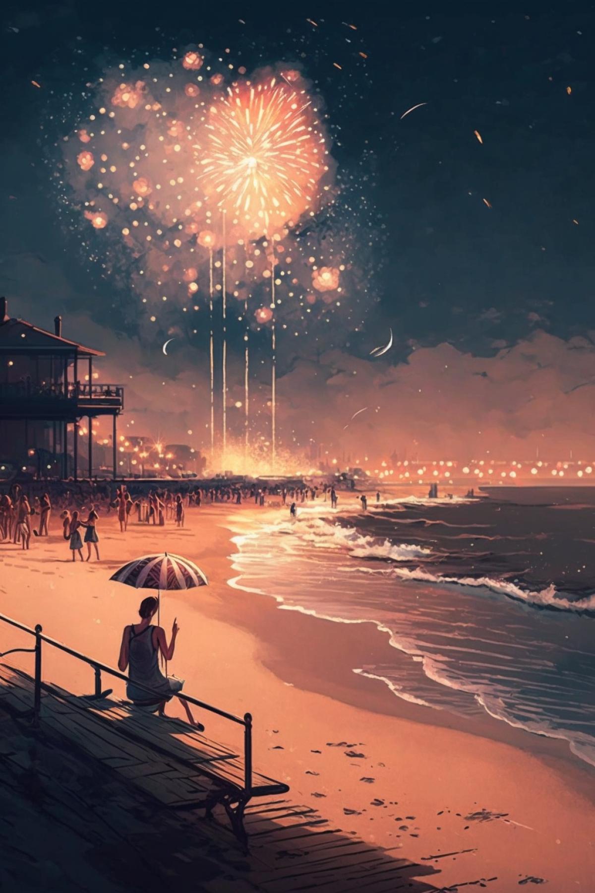 Fireworks 🎆✨🥪🌊
