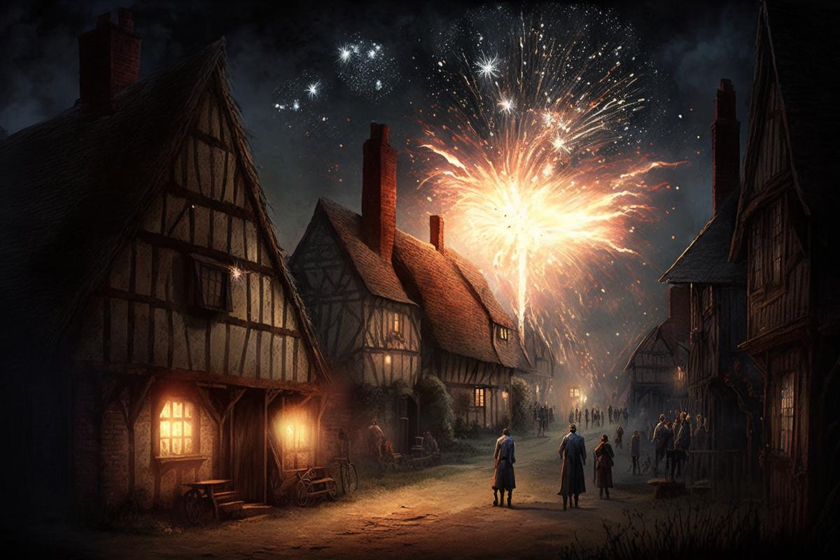 village fireworks
