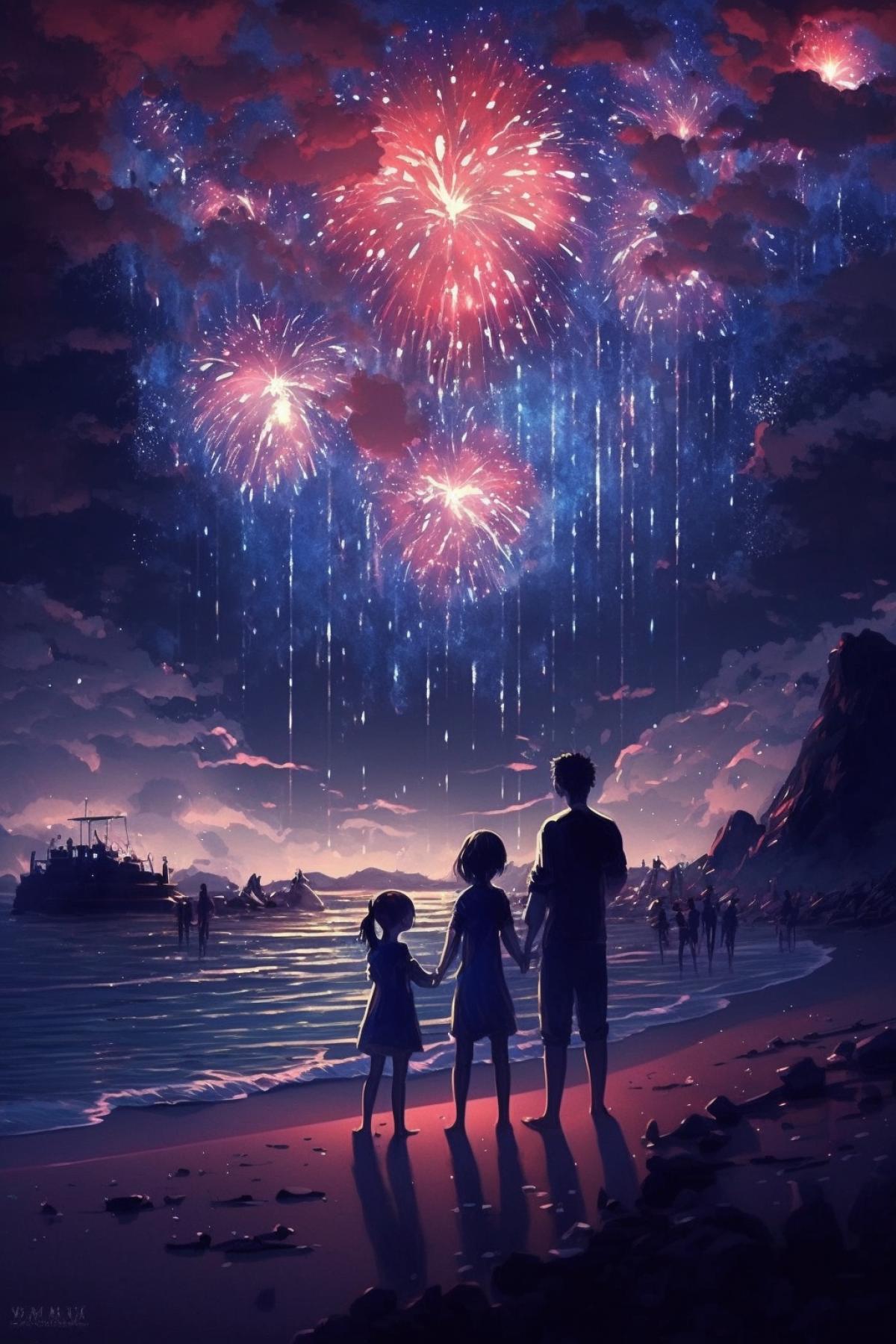 Fireworks 🎆✨🥪🌊