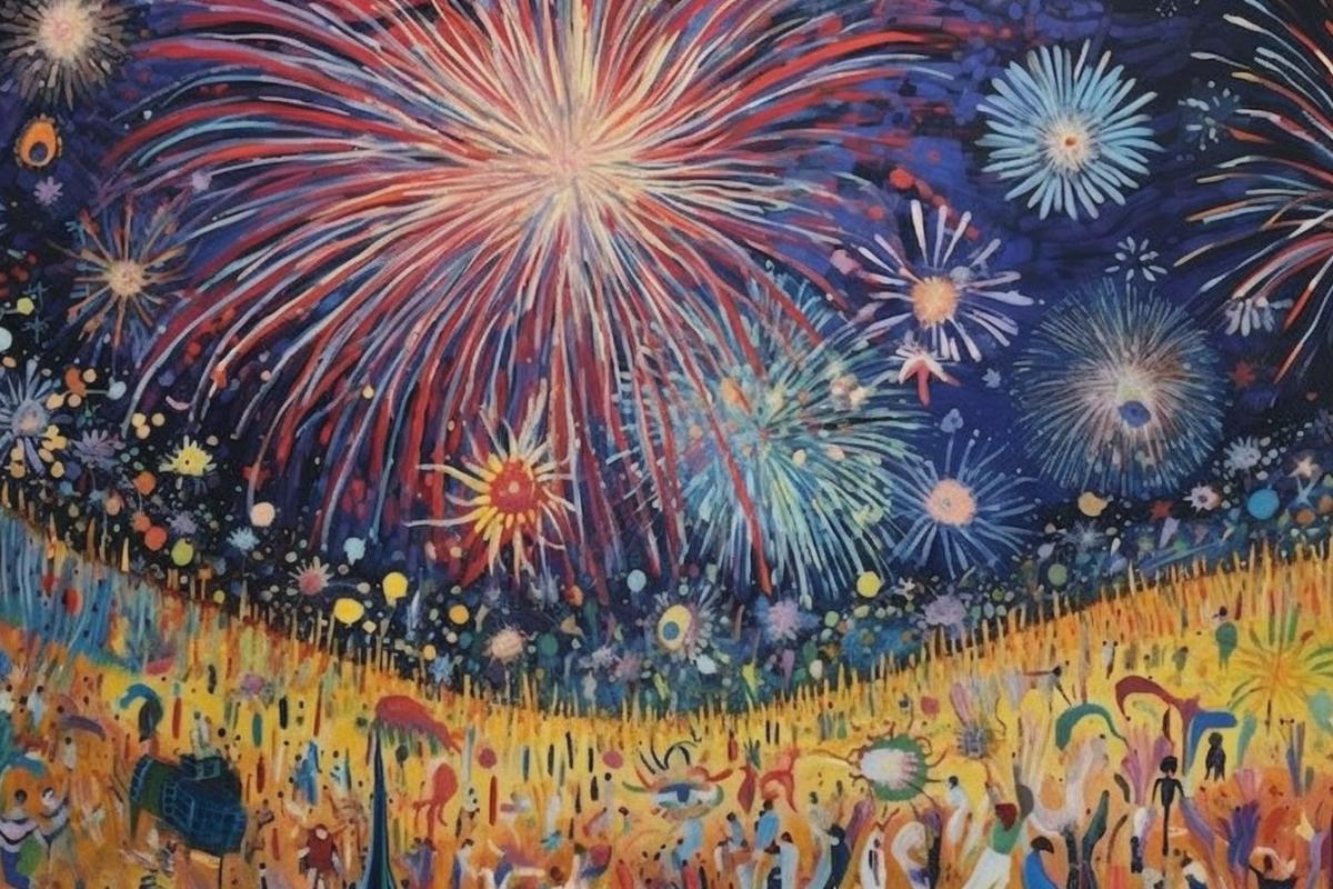 Fireworks, lots of beer! 🍻🎆🍻🎆🍻