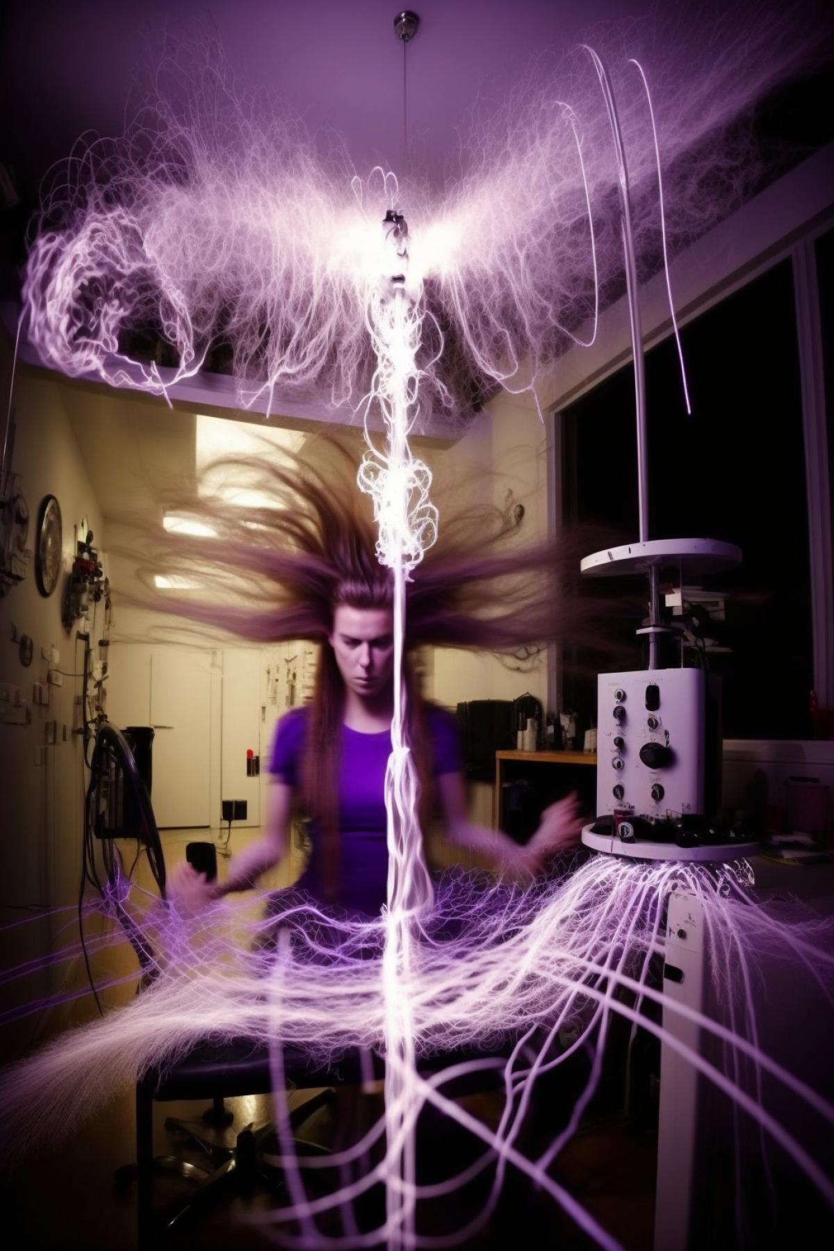 Life with Tesla coils, beauty and routine.