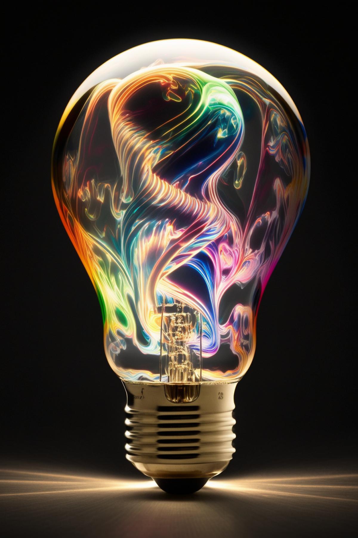 cordless incandescent light bulb