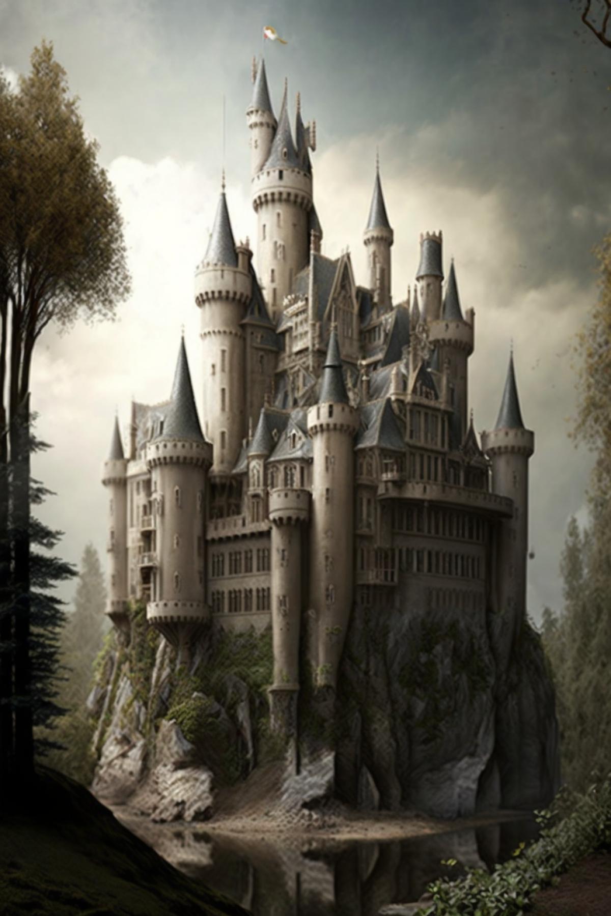 Majestic castle.