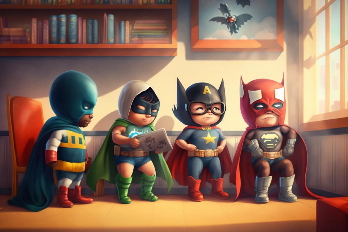 Kindergarten for little super heroes