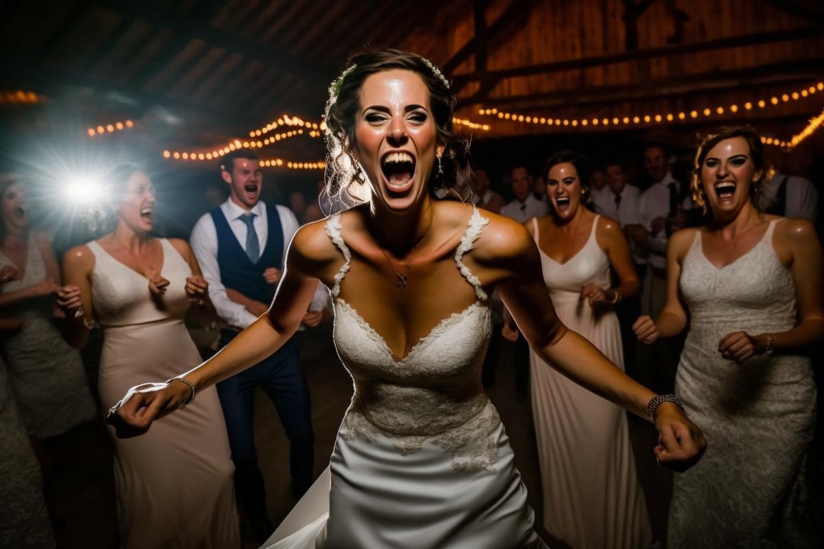 This wedding sang and danced