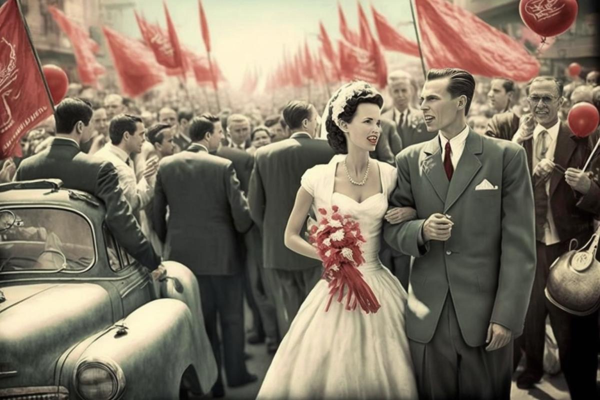 Wedding in USSR style