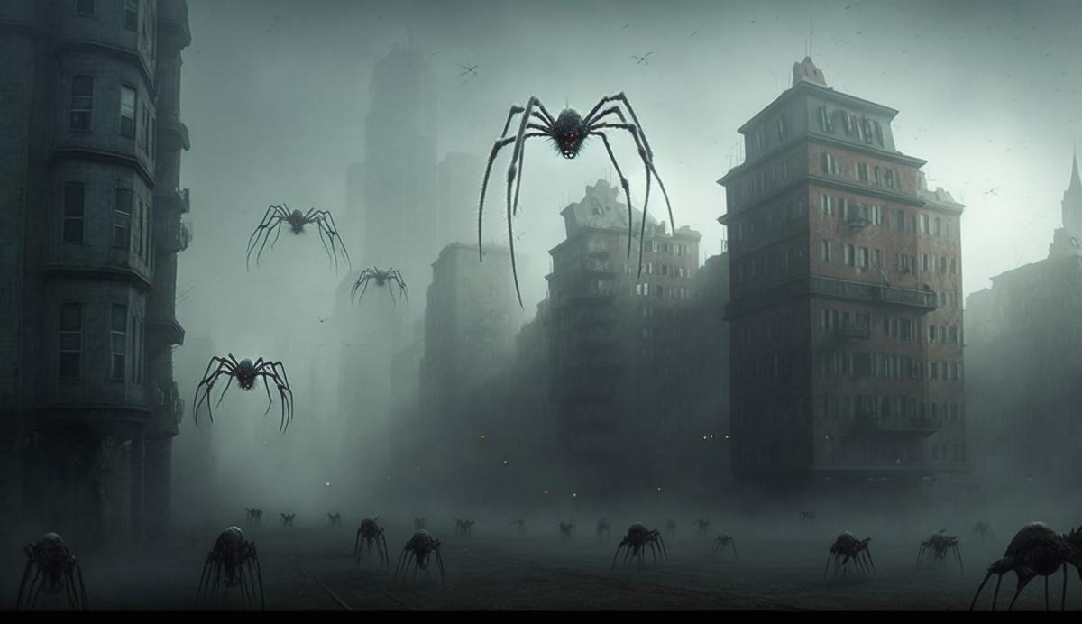 Spiders make the apocalypse