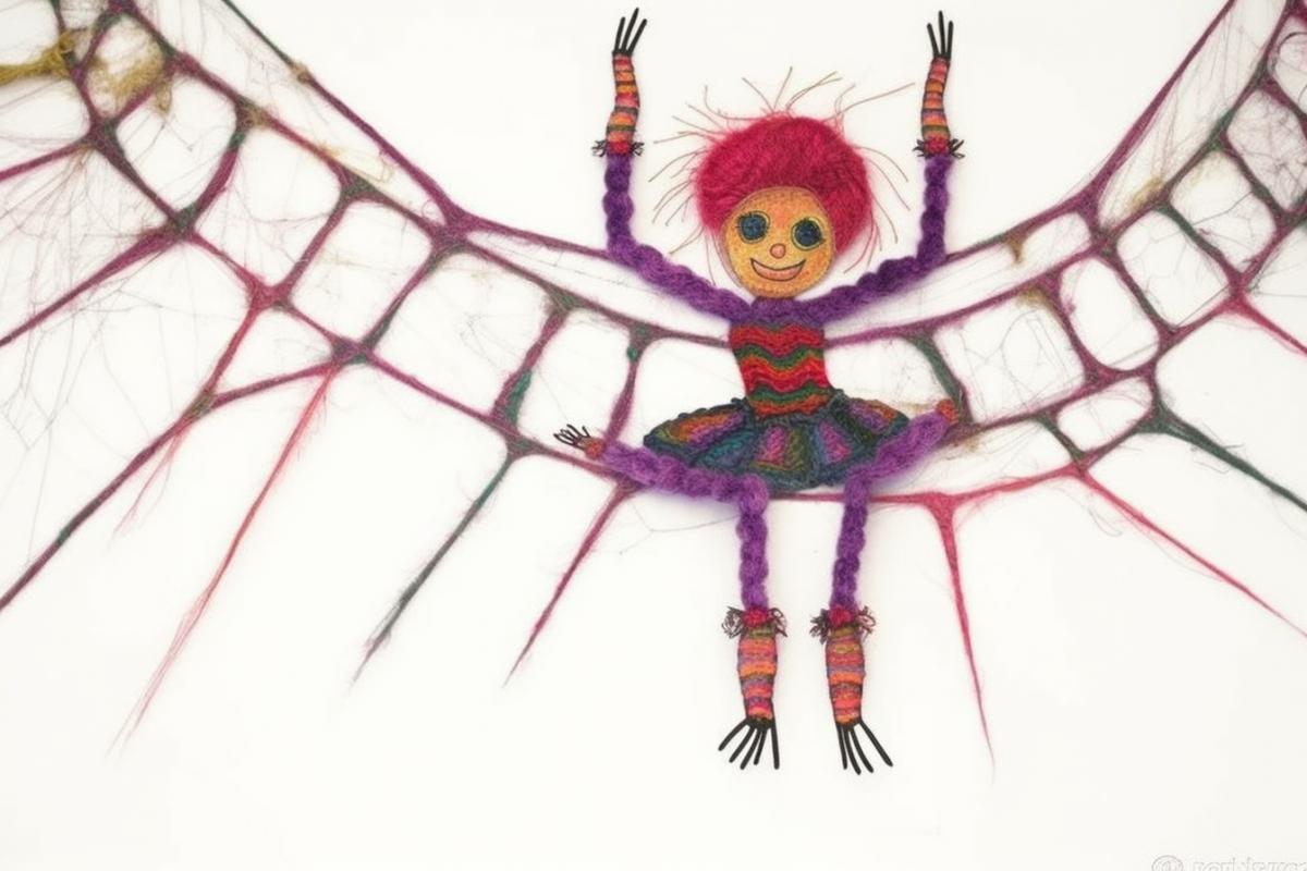 Spider knits socks
