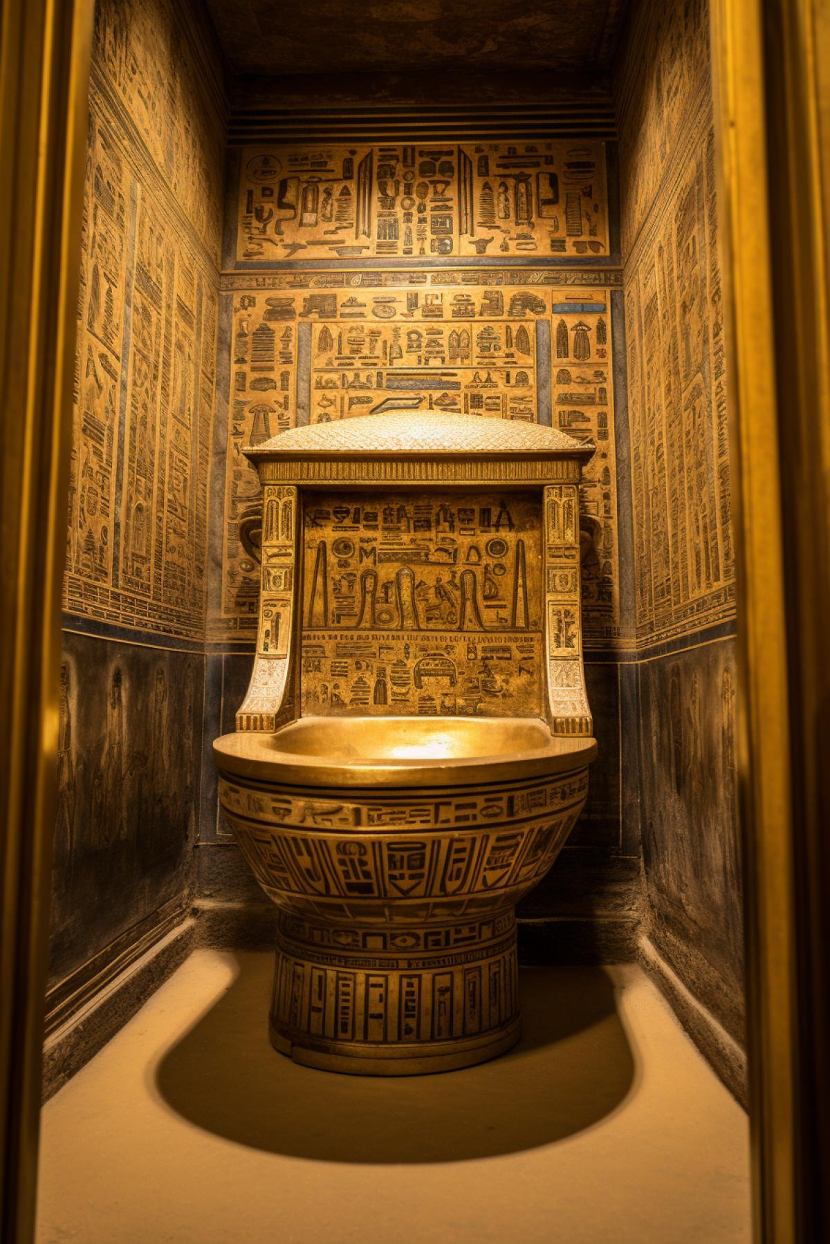 Temple of the Golden Toilet in Ancient Egypt