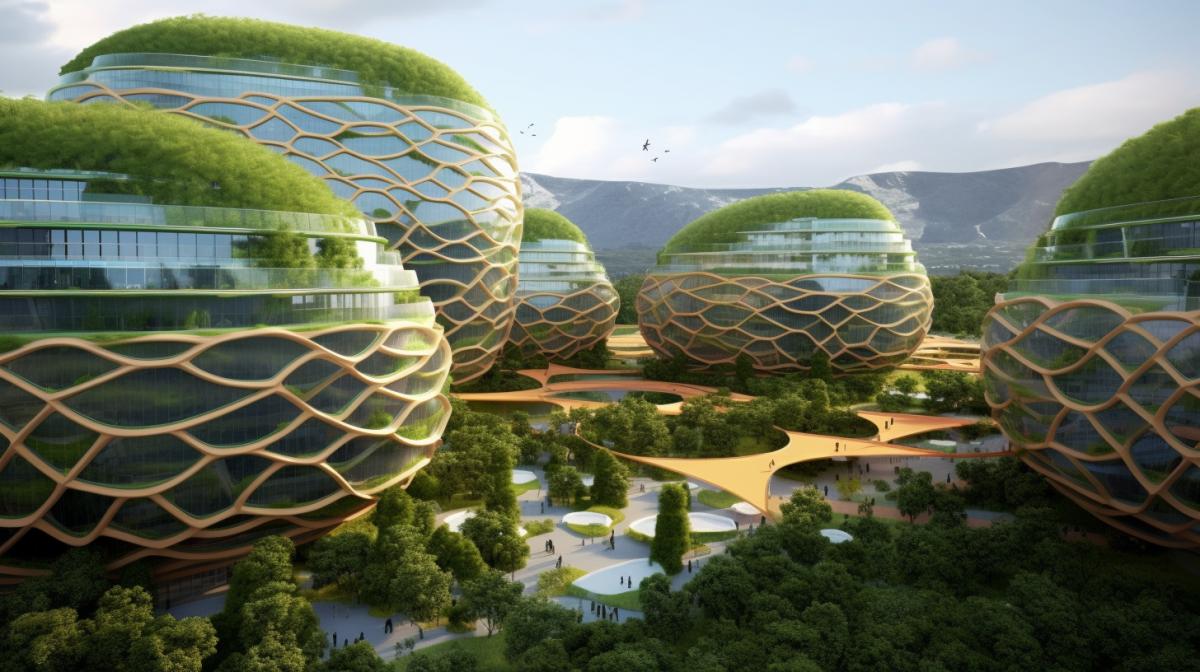 Eco-city with future technologies