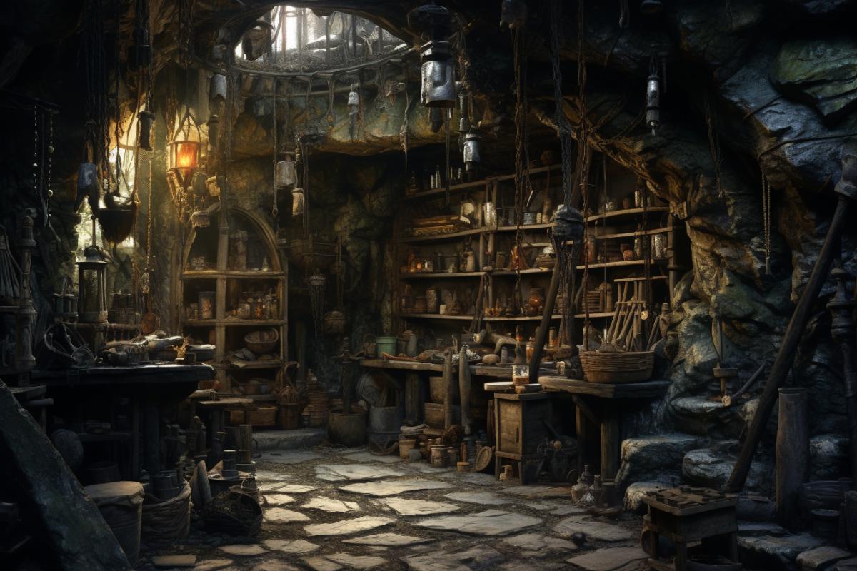 Alchemists Cave, photorealism