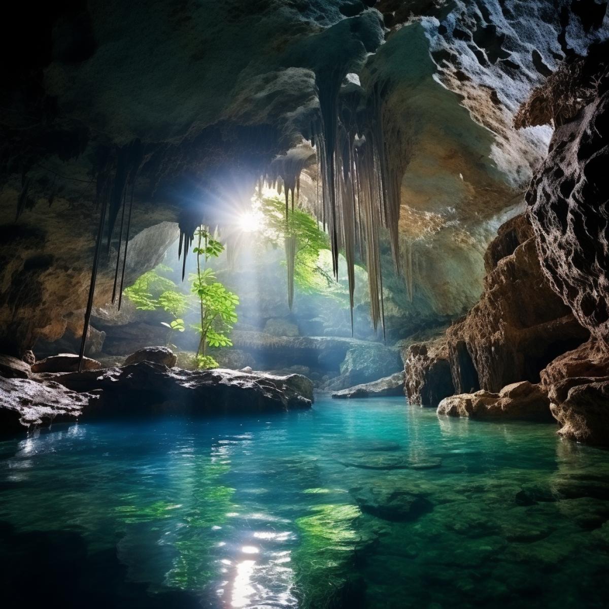 yucatan peninsula freshwater cave