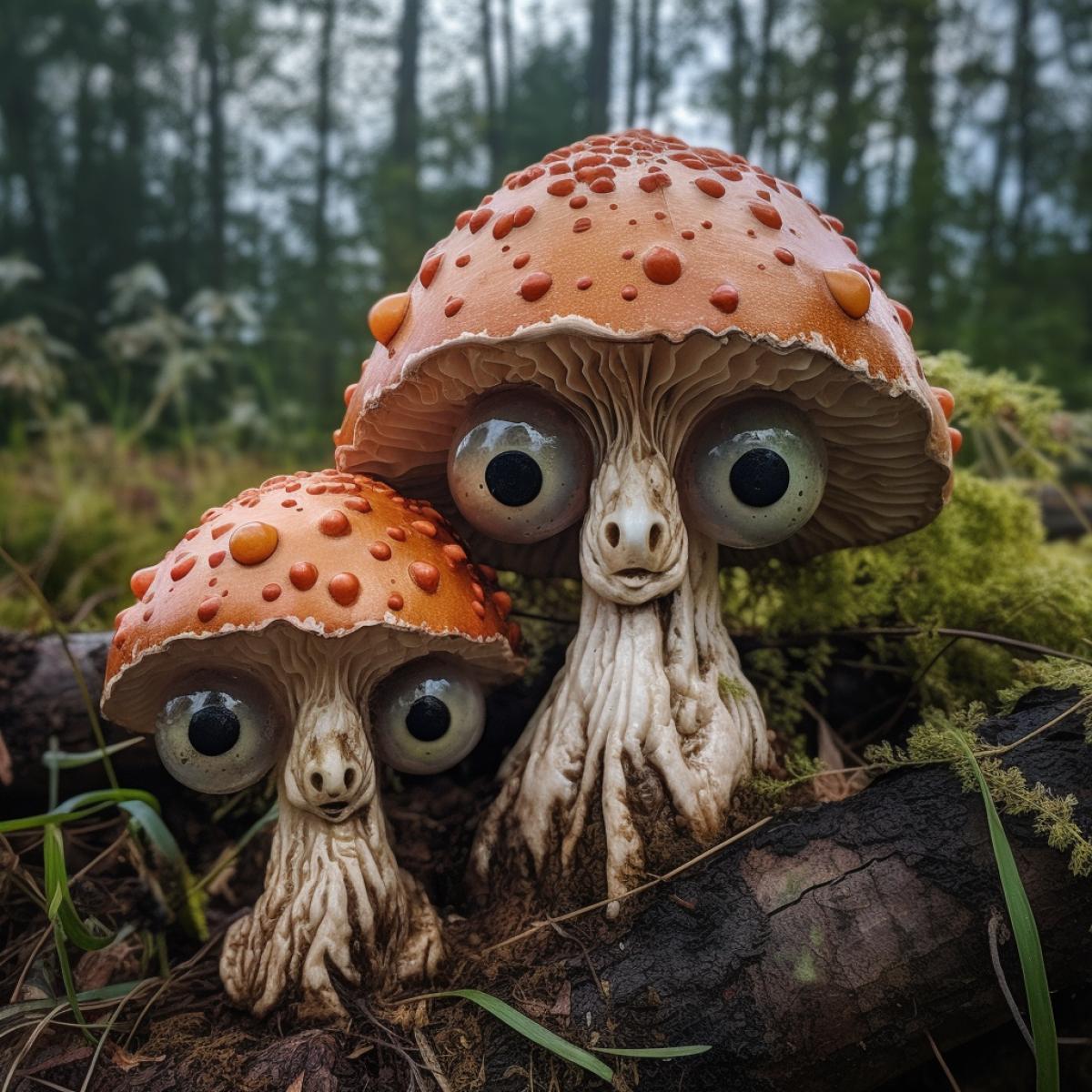 In Ryazan we have mushrooms with eyes