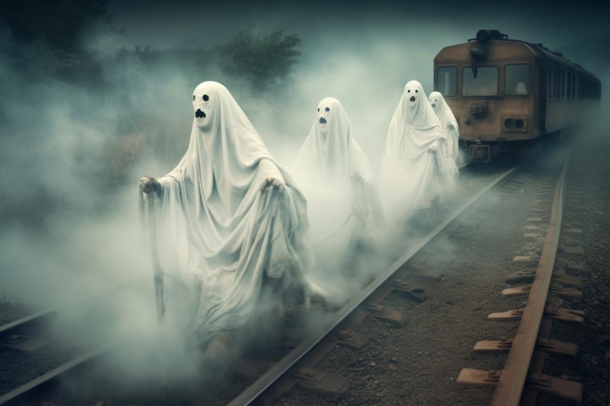 Vintage ghost train