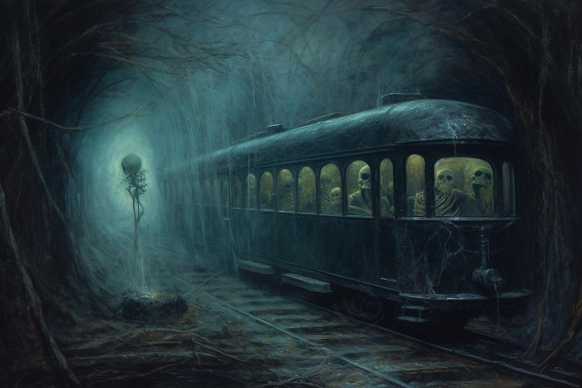 Vintage ghost train