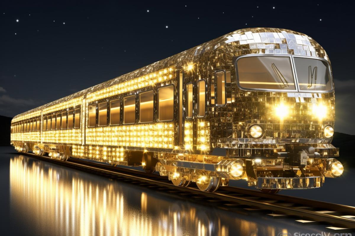Shiny disco train