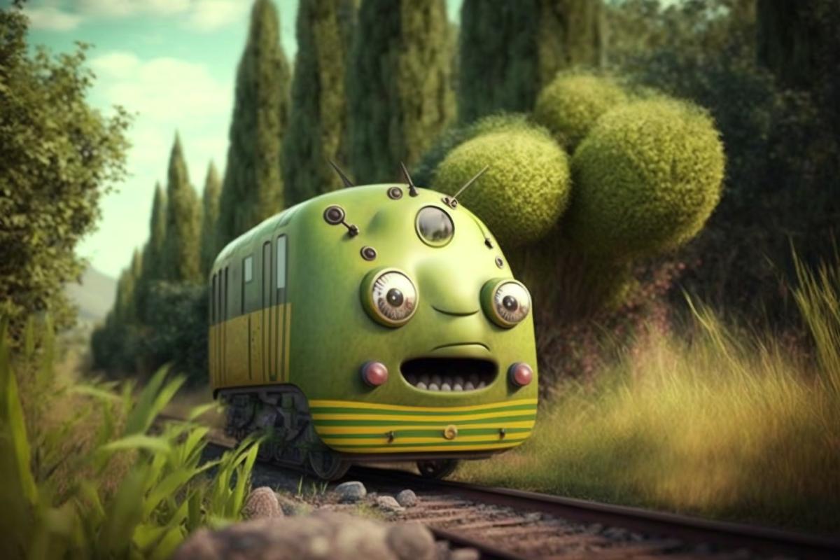 funny little train