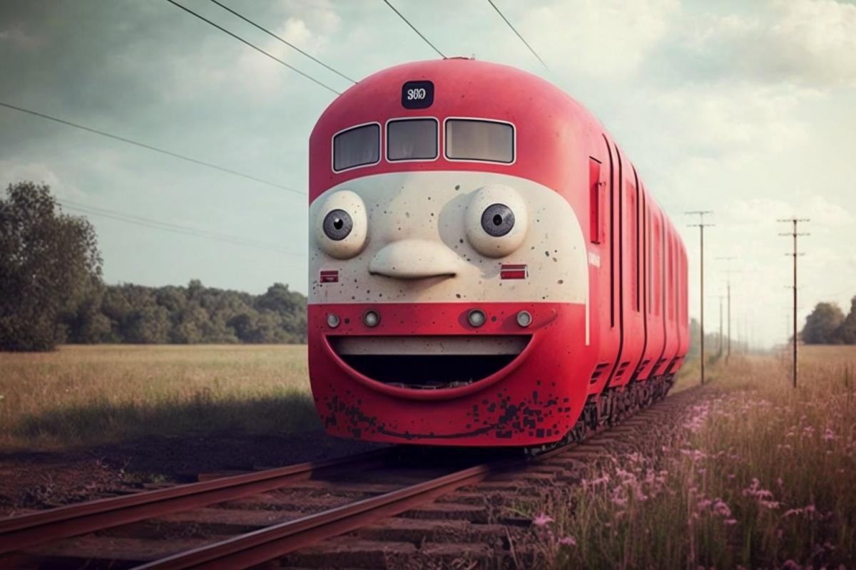 funny little train