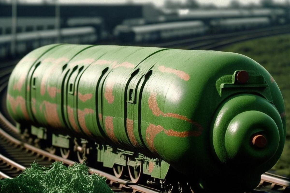 Long, green, smells like sausage.