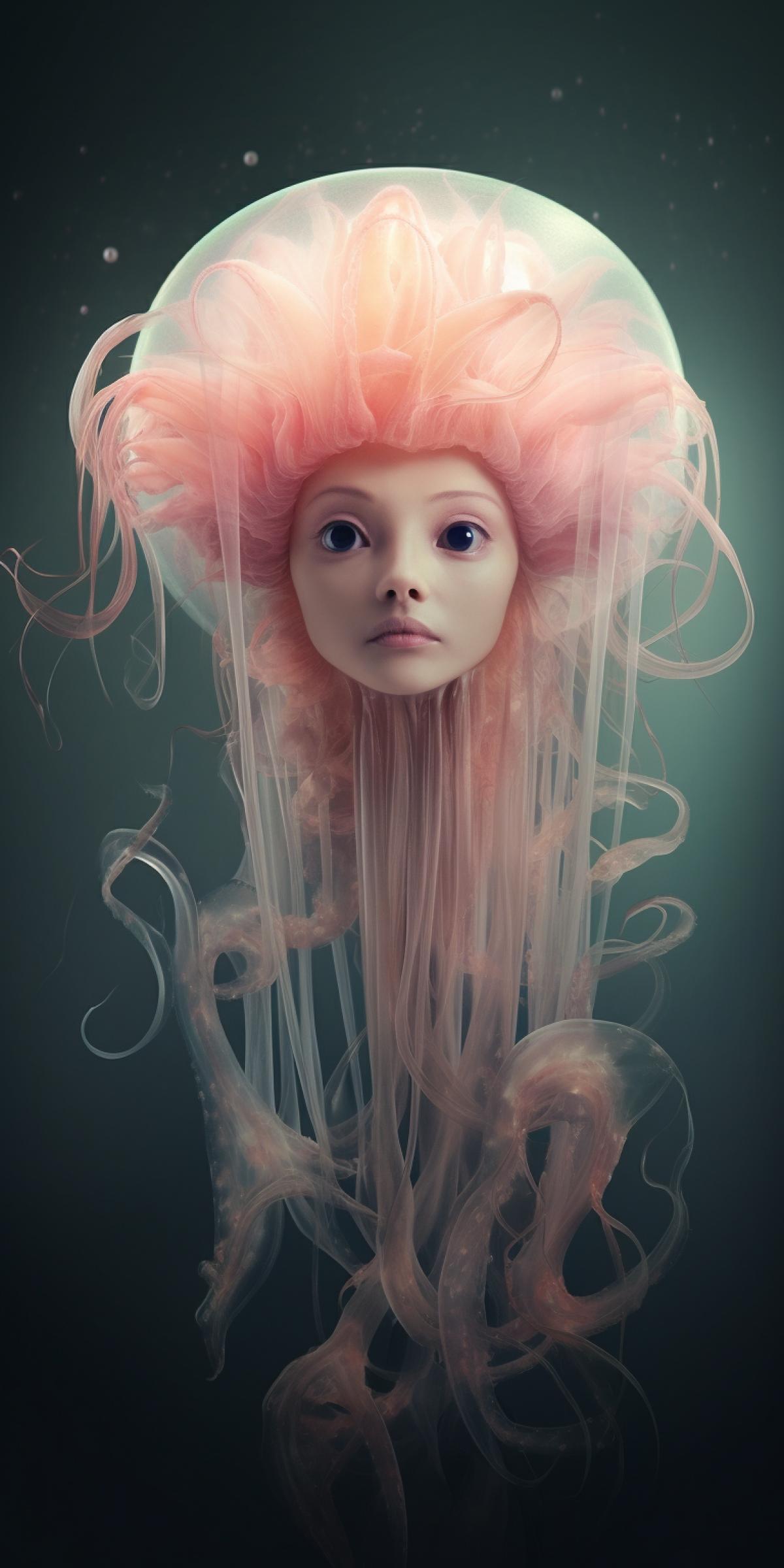 Jellyfish with cat ears.
