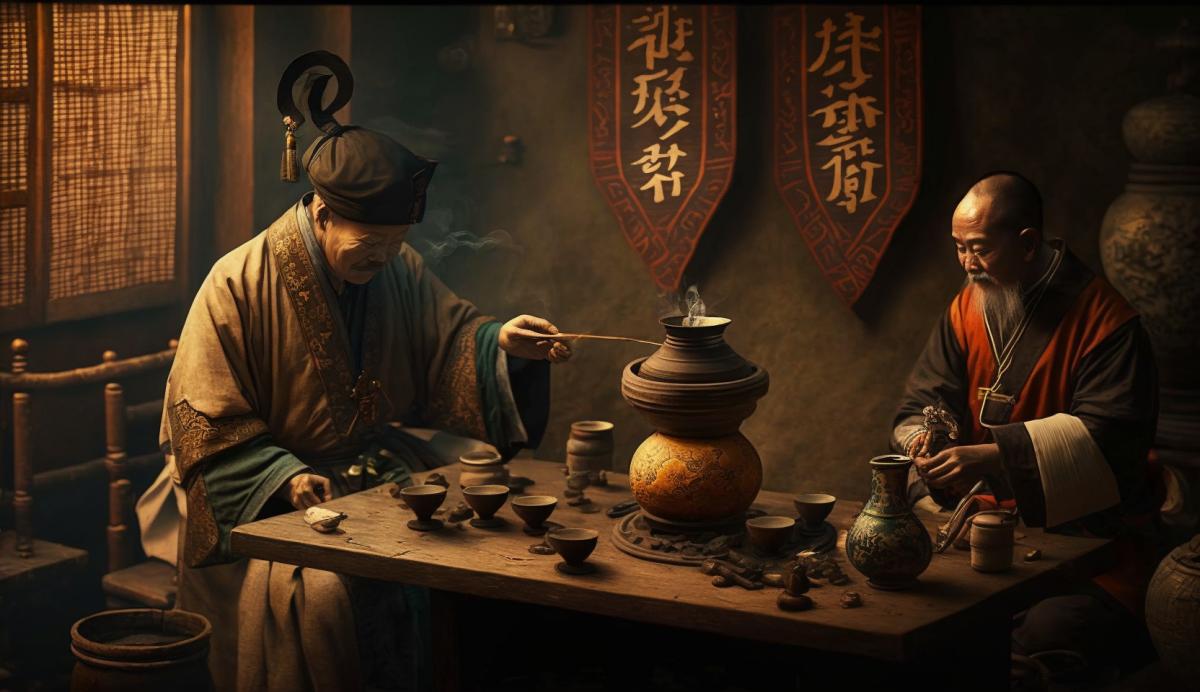 Tea ceremony of ancient China