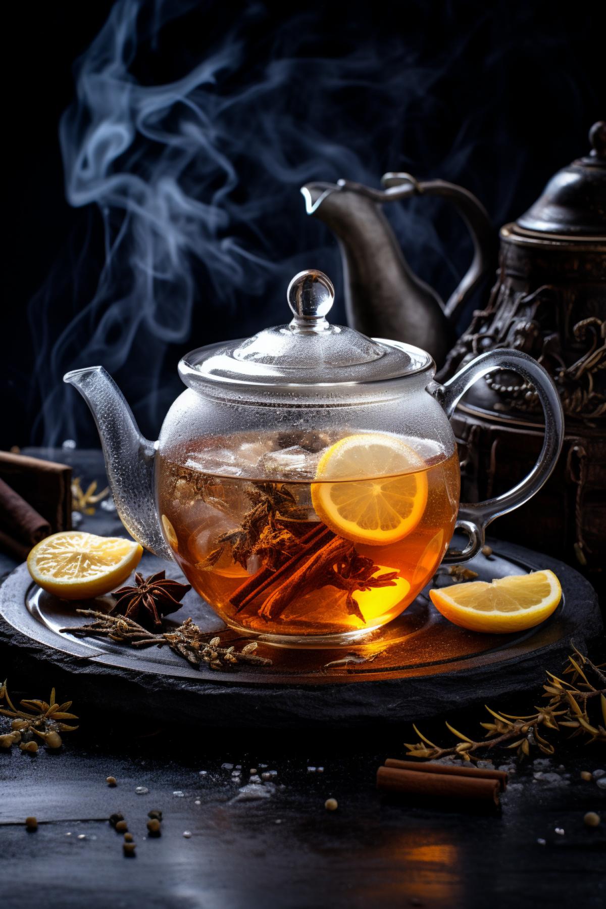 winter inspired tea, product photography, food photography, detailed