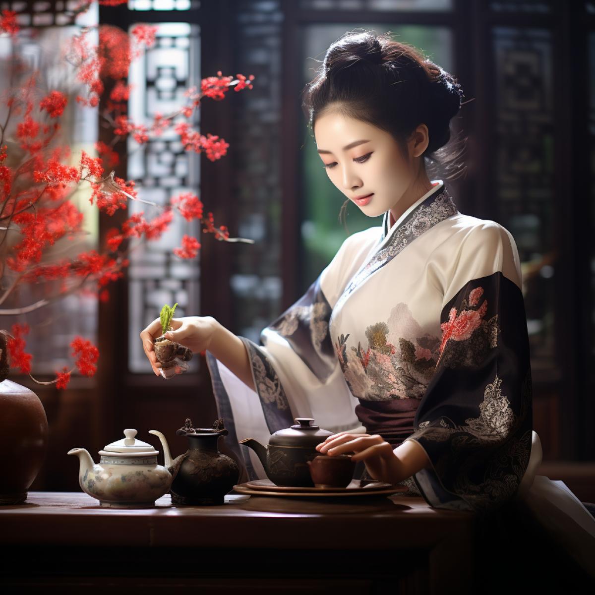 Traditional Chinese tea ceremony, beauty, photo