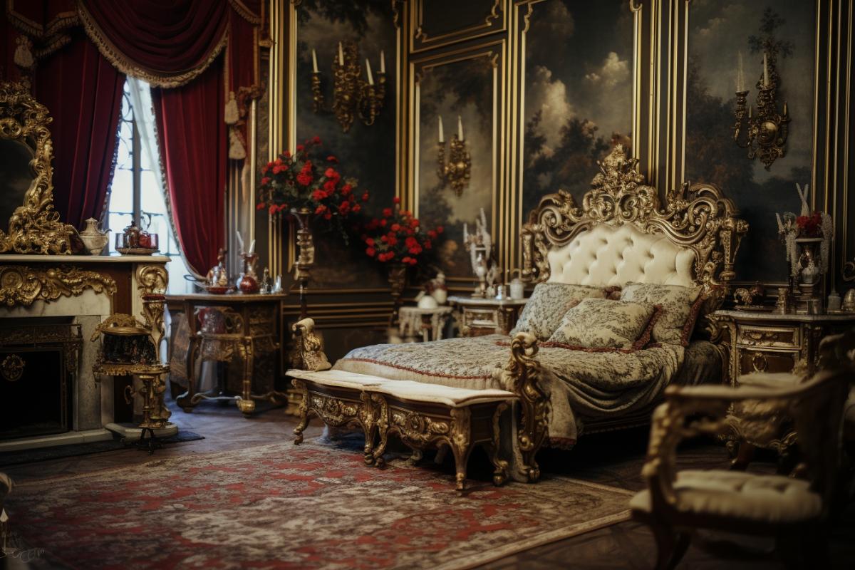 Interior of a Russian officials bedroom