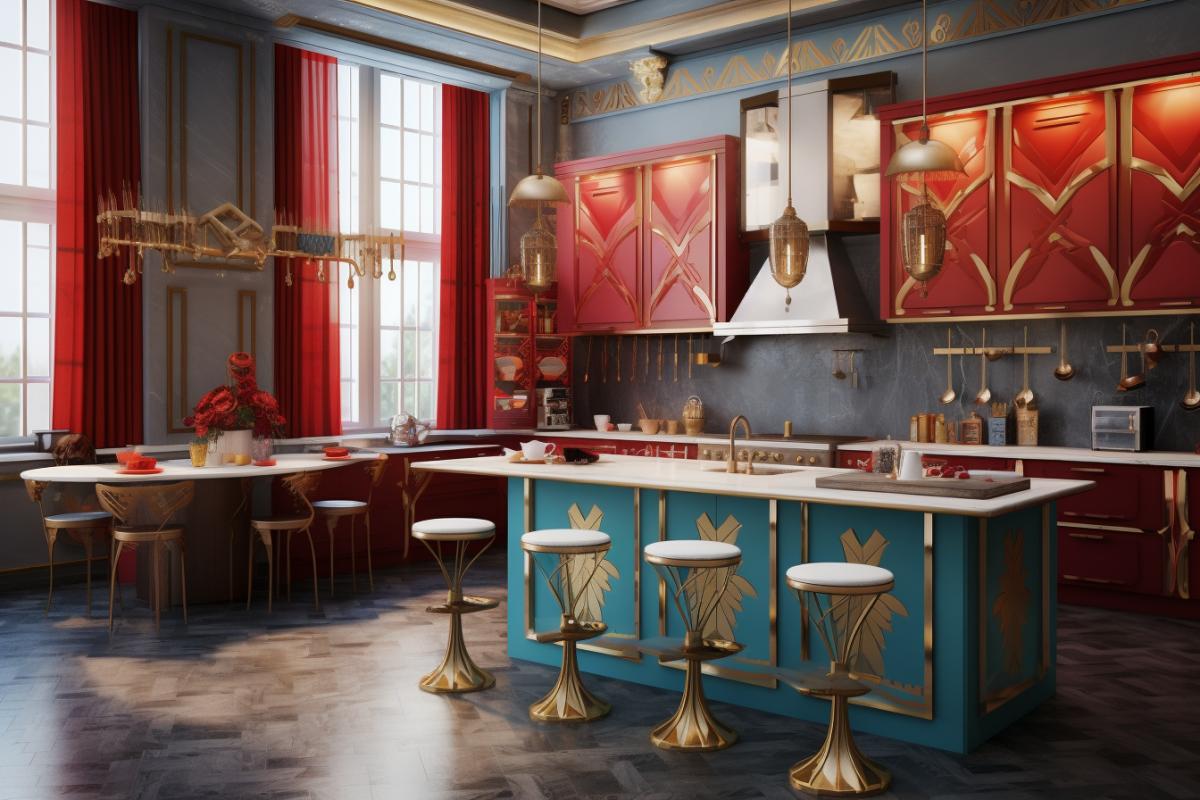 Wonder Woman Kitchen Interior