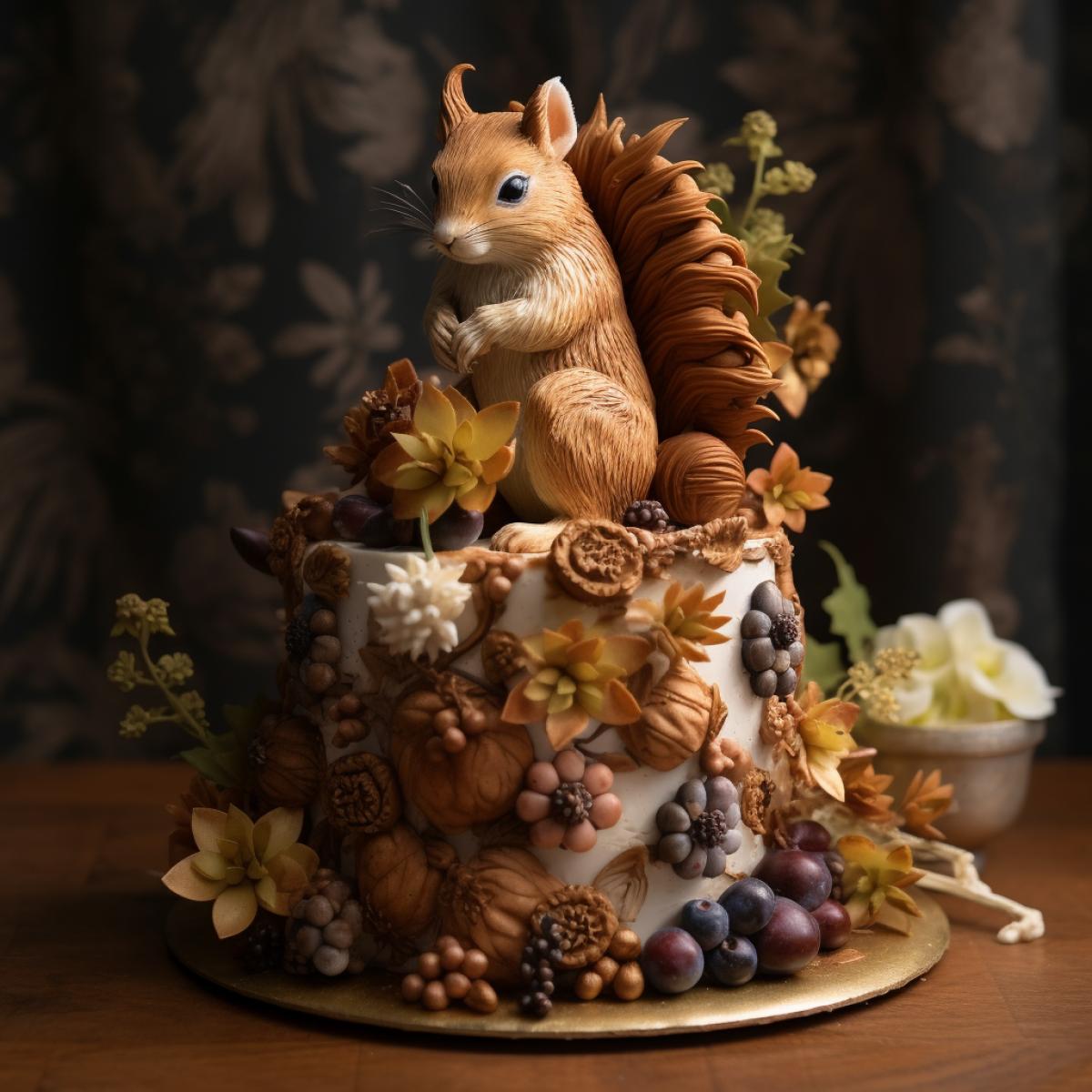 photo of squirrel cake