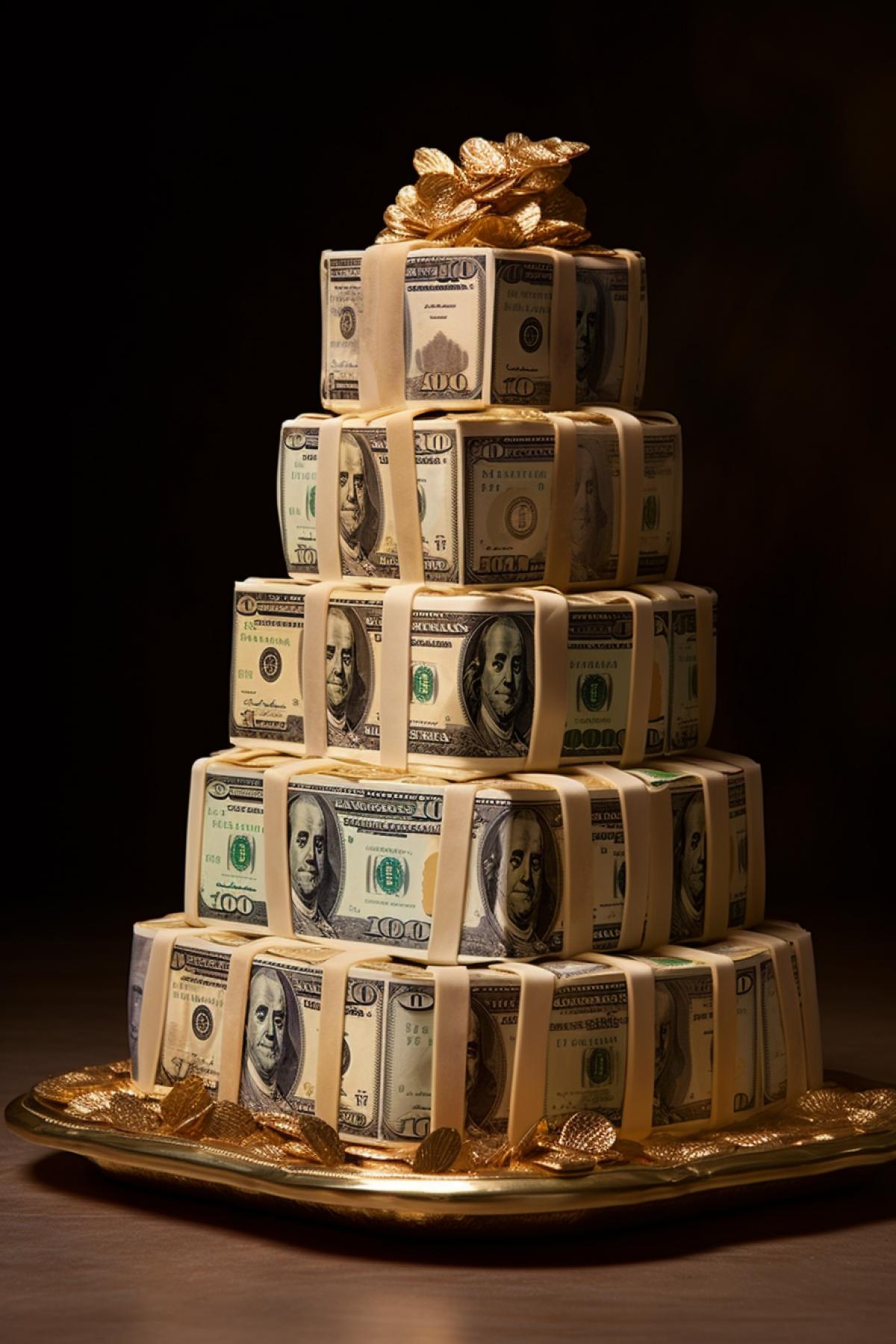 Money cake