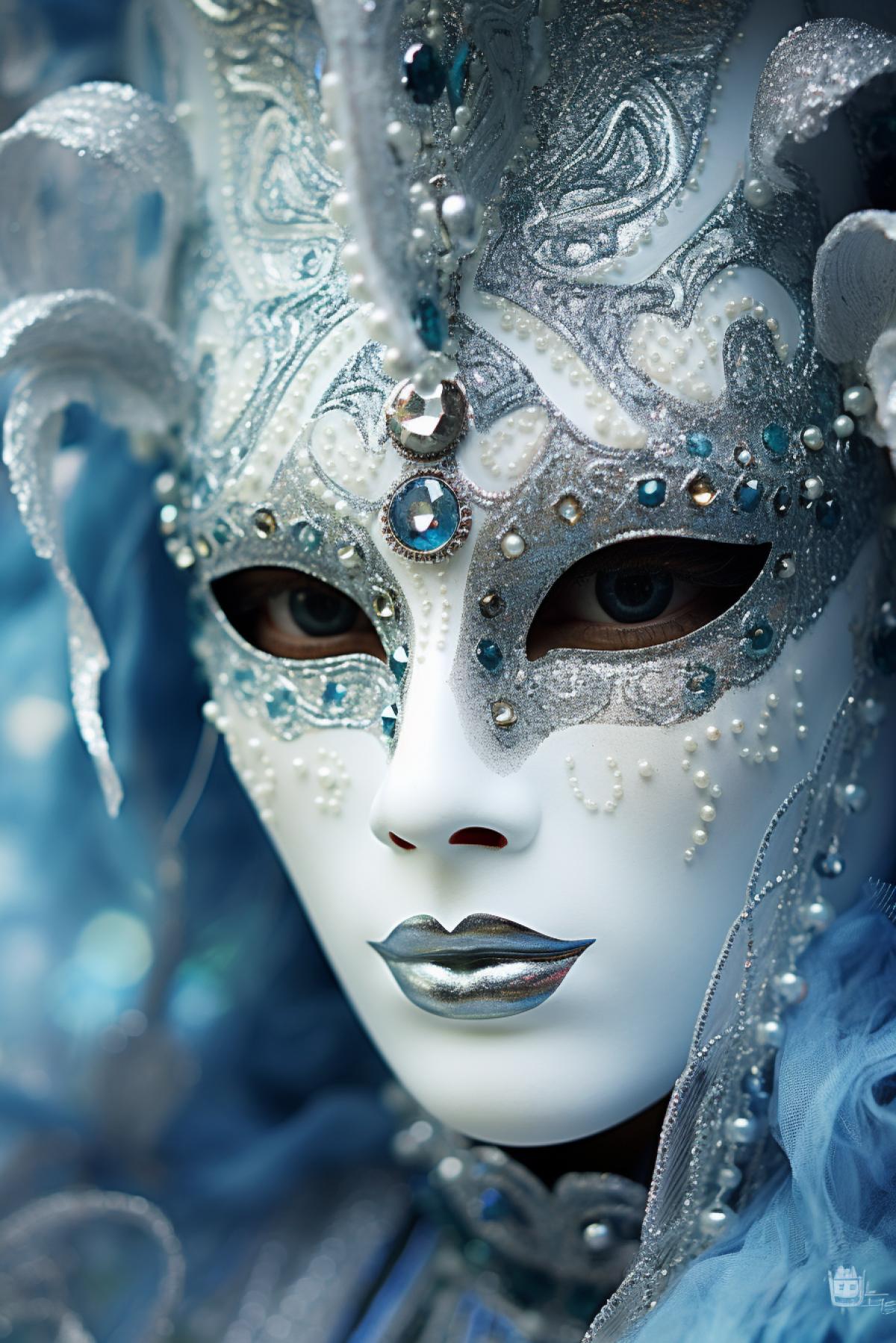Create very beautiful mask for carnival in Venice so that nobody recognizes me