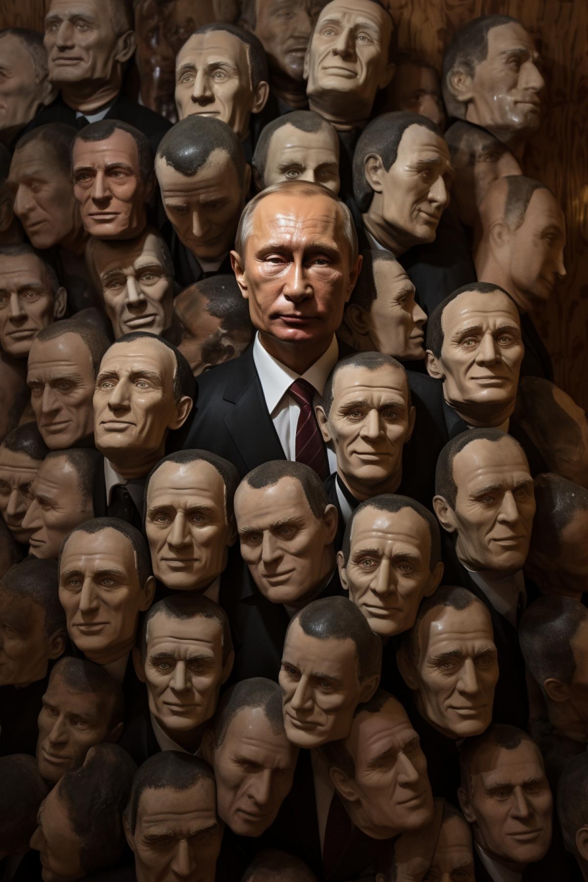 Thousand masks of Vladimir Putin