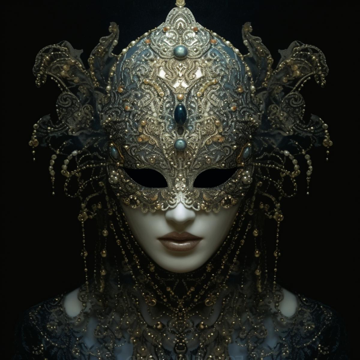 Mask, mystery, secrecy, intrigue, luxuryuality,