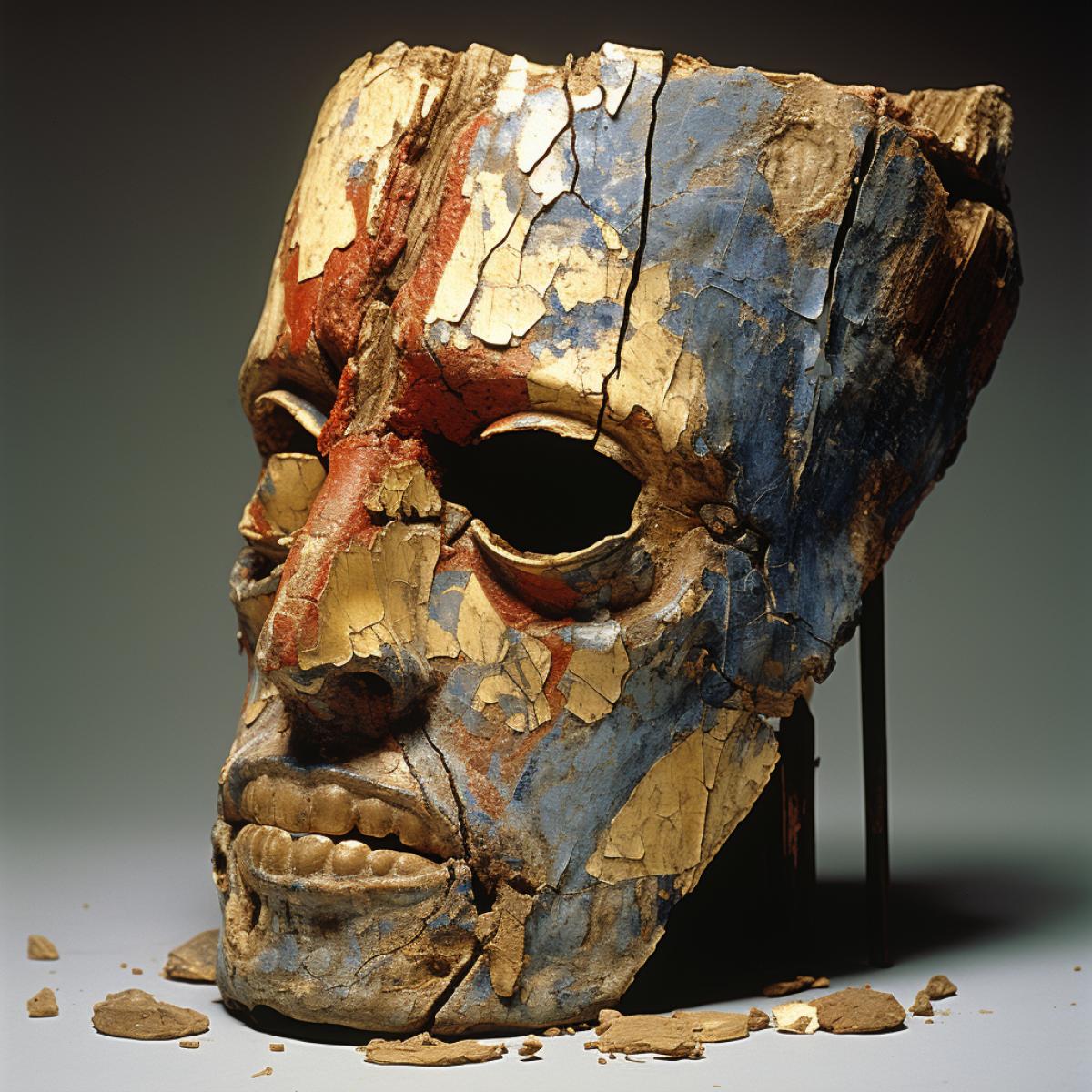 death plaster mask of Vladimir Vysotsky