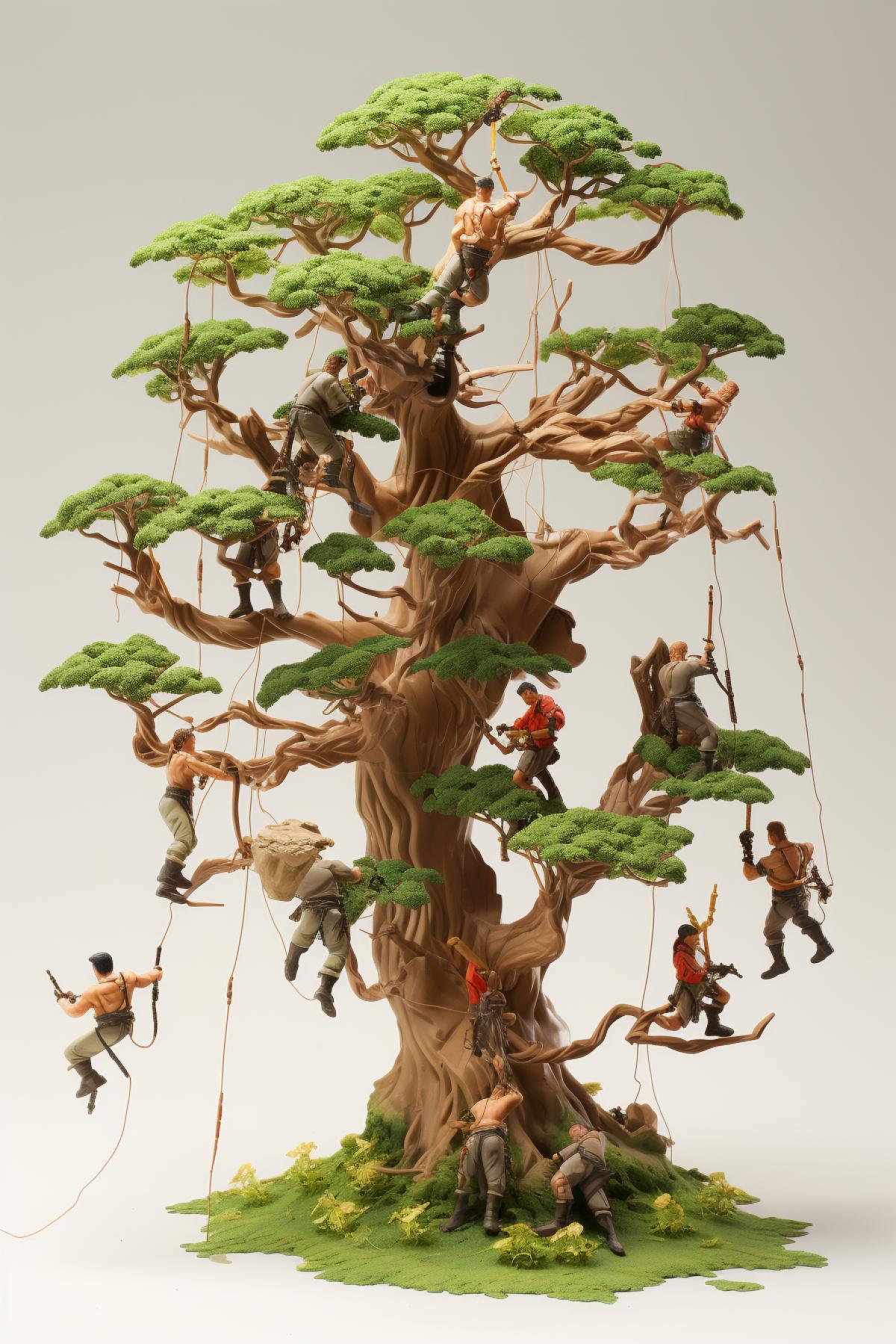 Action combat tree