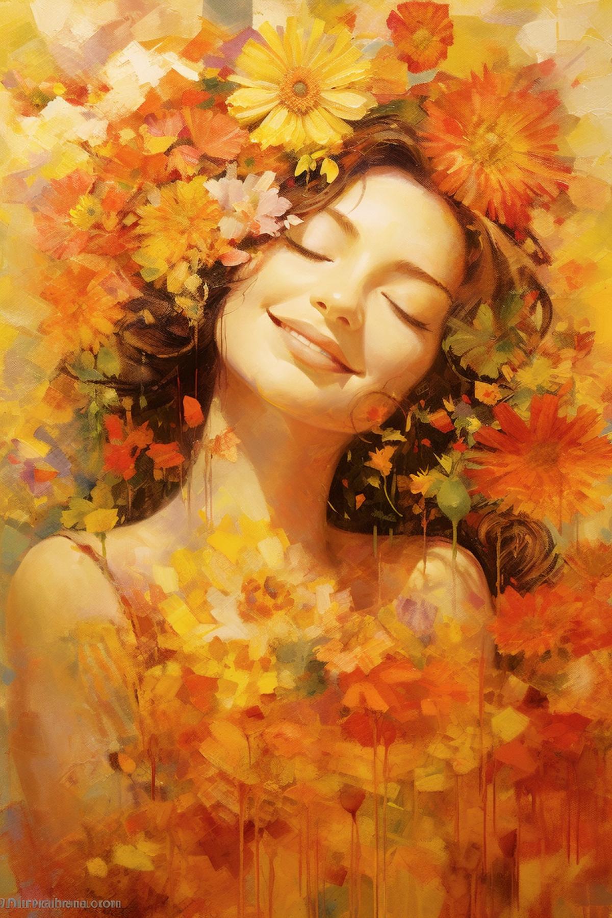 a beautiful bright expression of sublime and joyful gratitude from a woman to the world