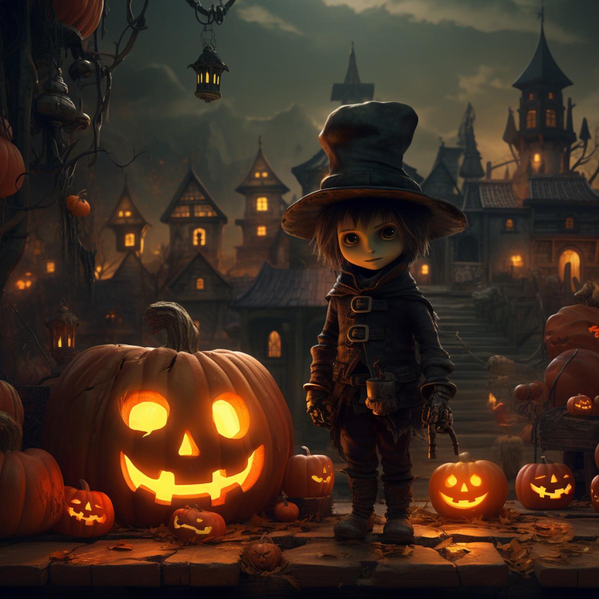 halloween scene, kyoung hwan kim, behance contest winner, uhd,