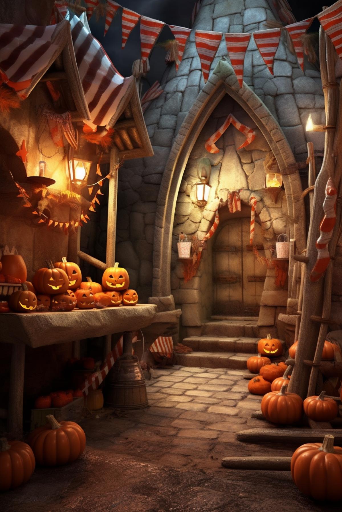 🎃 candy 👻 we celebrate Halloween fiercely in the village