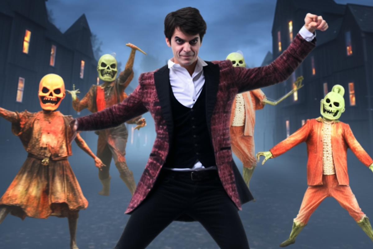 Sinister Harry Potter dances on Halloween 👻🎃