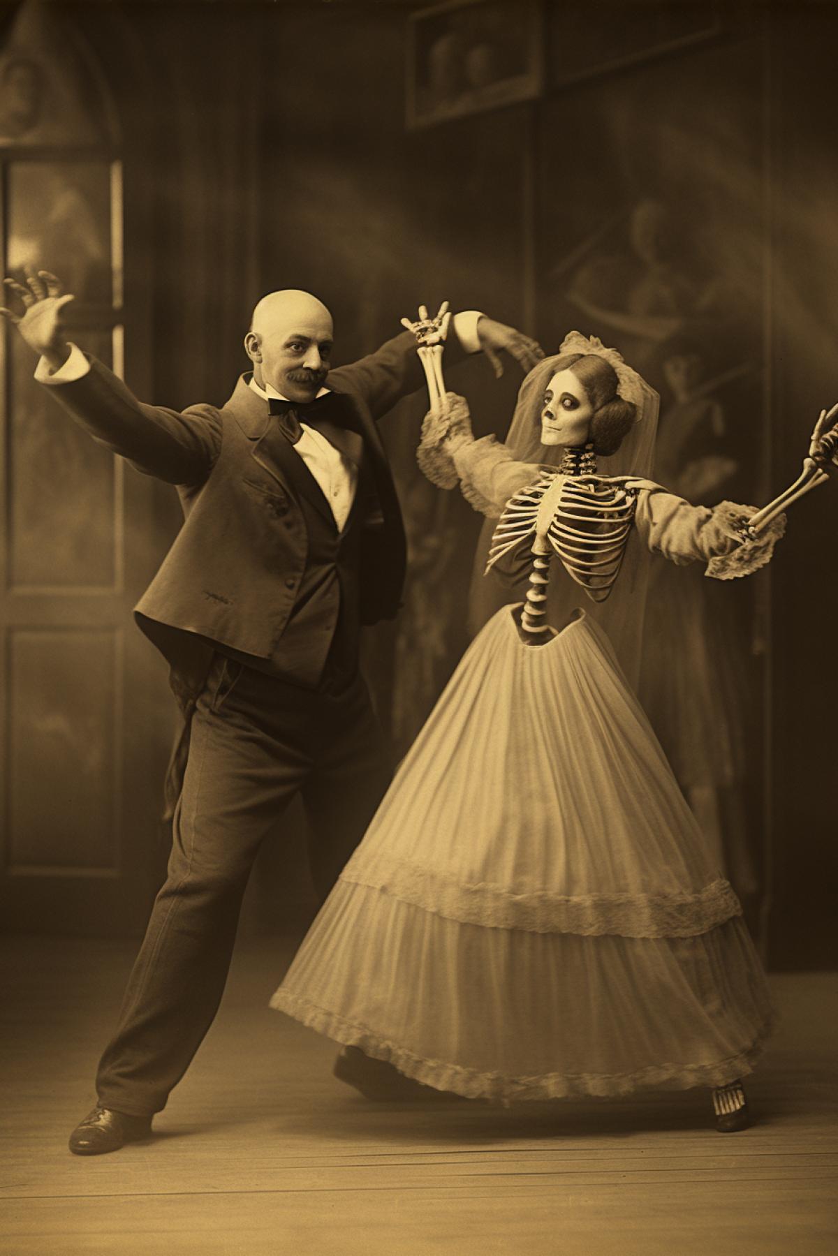 Camille Saint-Saens Danse Macabre frightening sight cinematographic light professional photo
