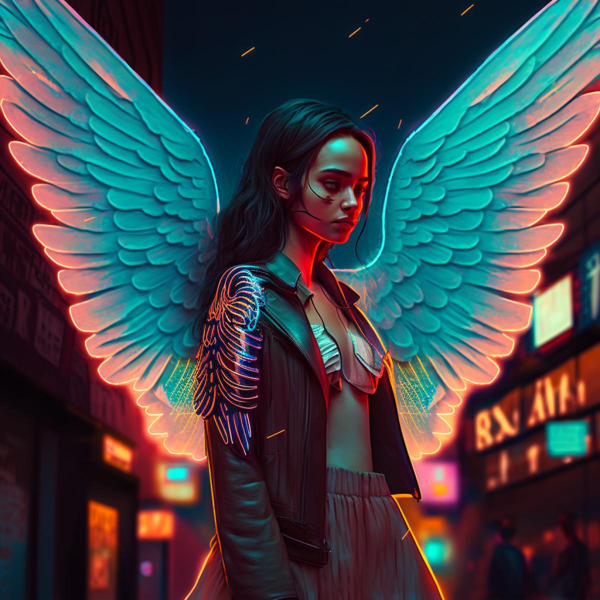 city ​​of neon angels