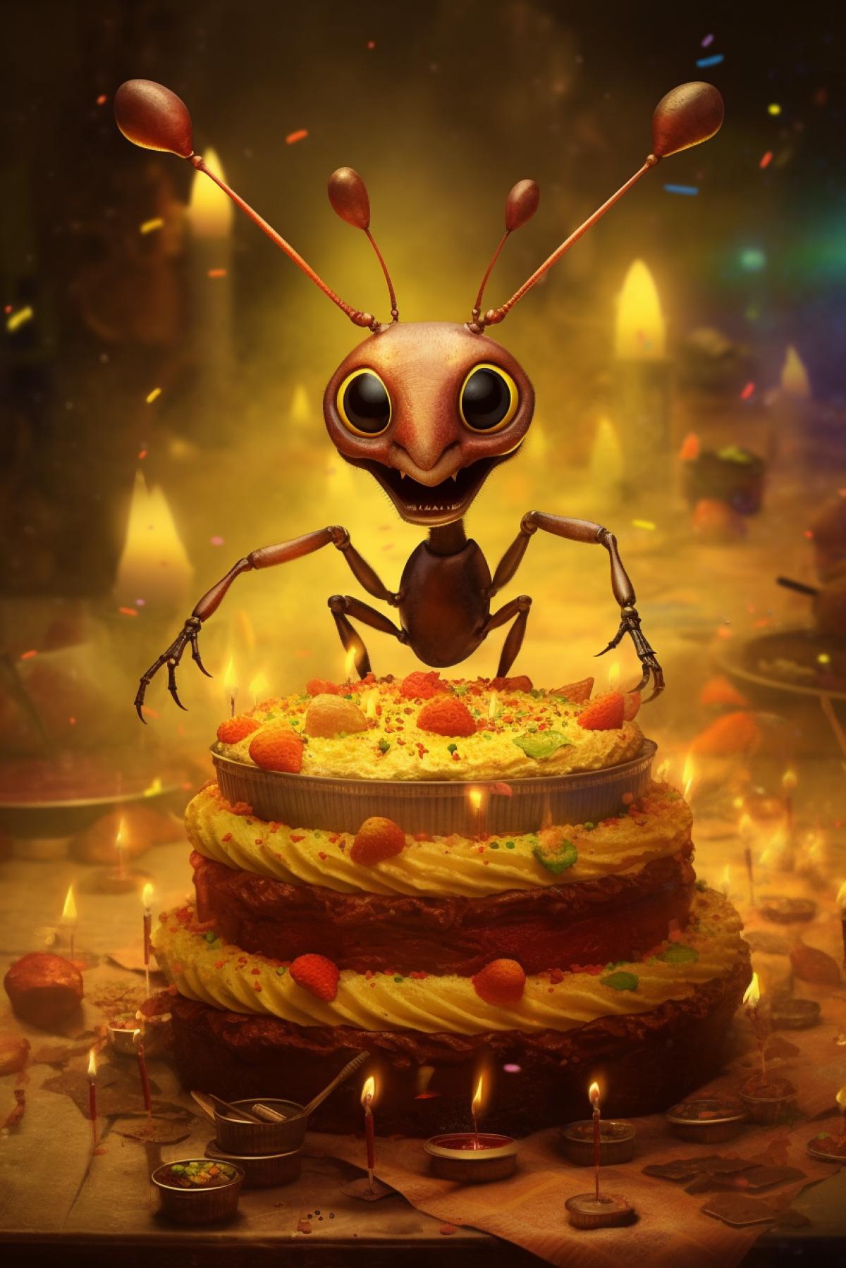 Ant celebrates birthday