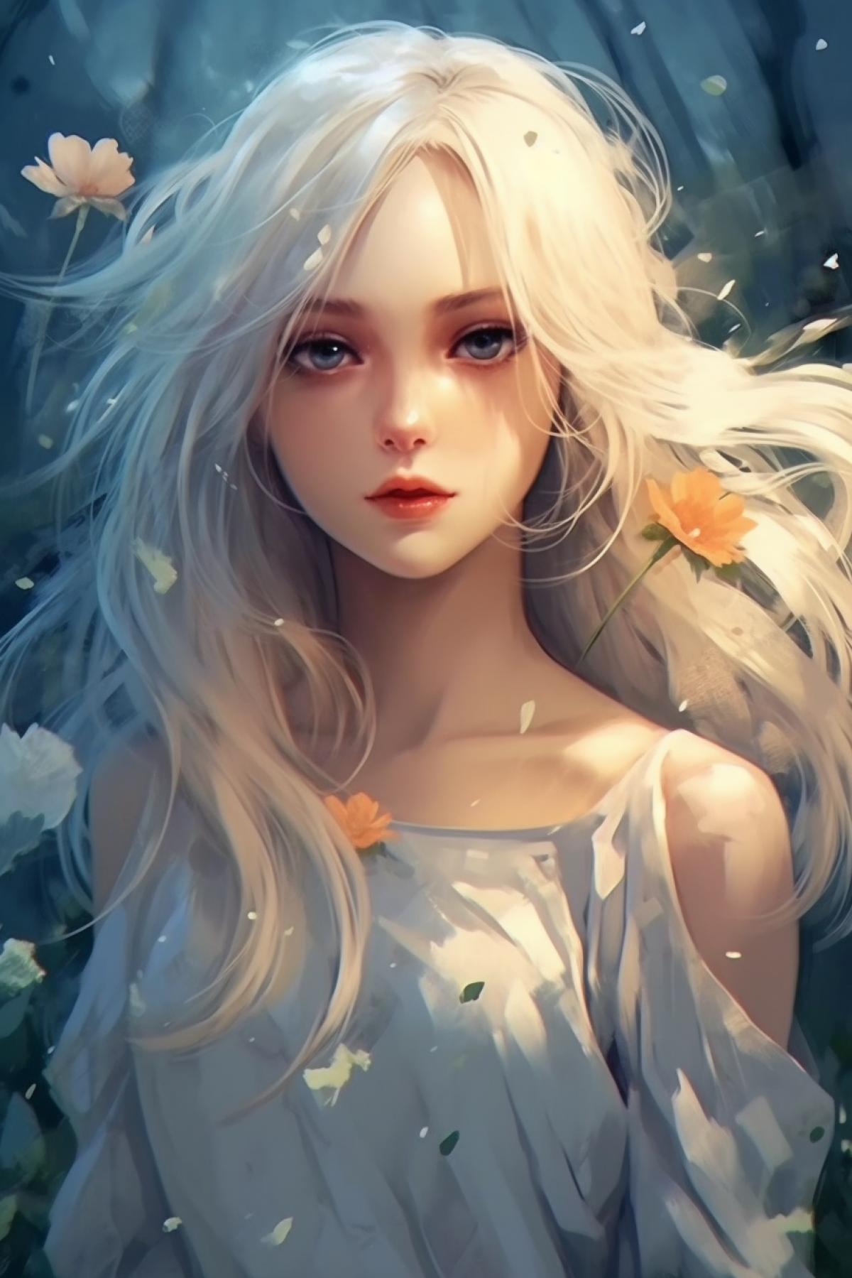 Beautiful anime girl