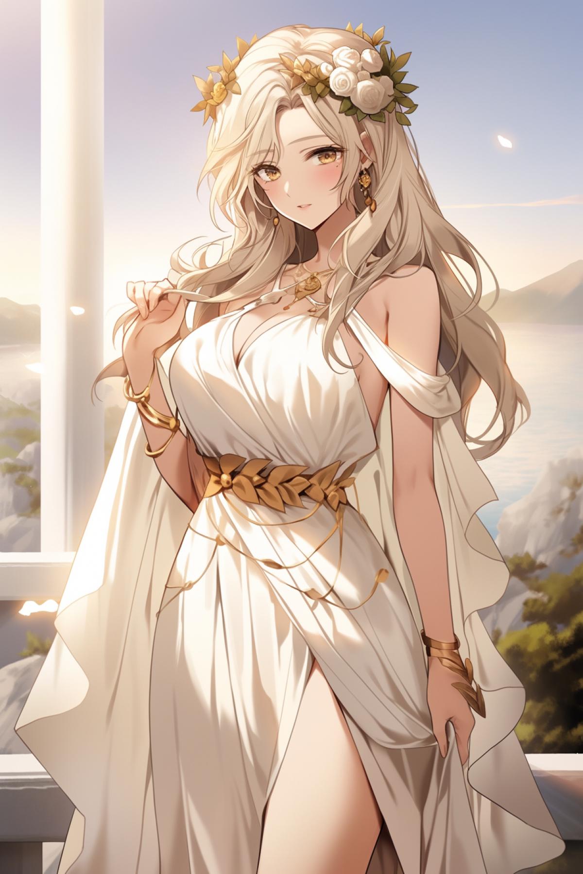 Greek Goddess Venus as an Anime, Anime style