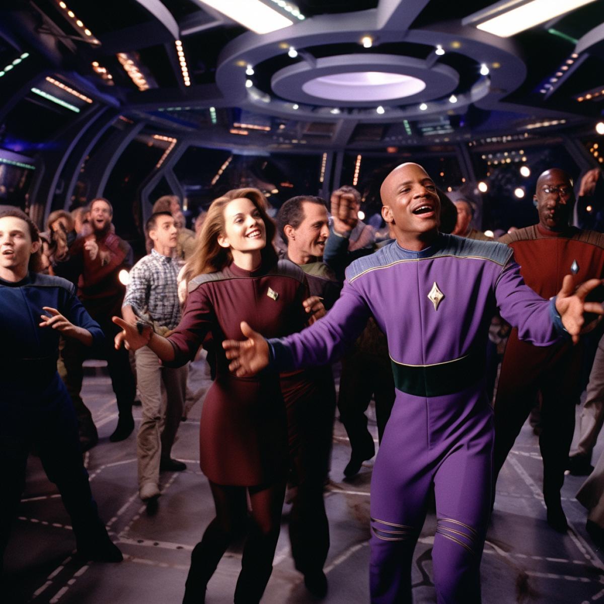 Dance party at Babylon 5